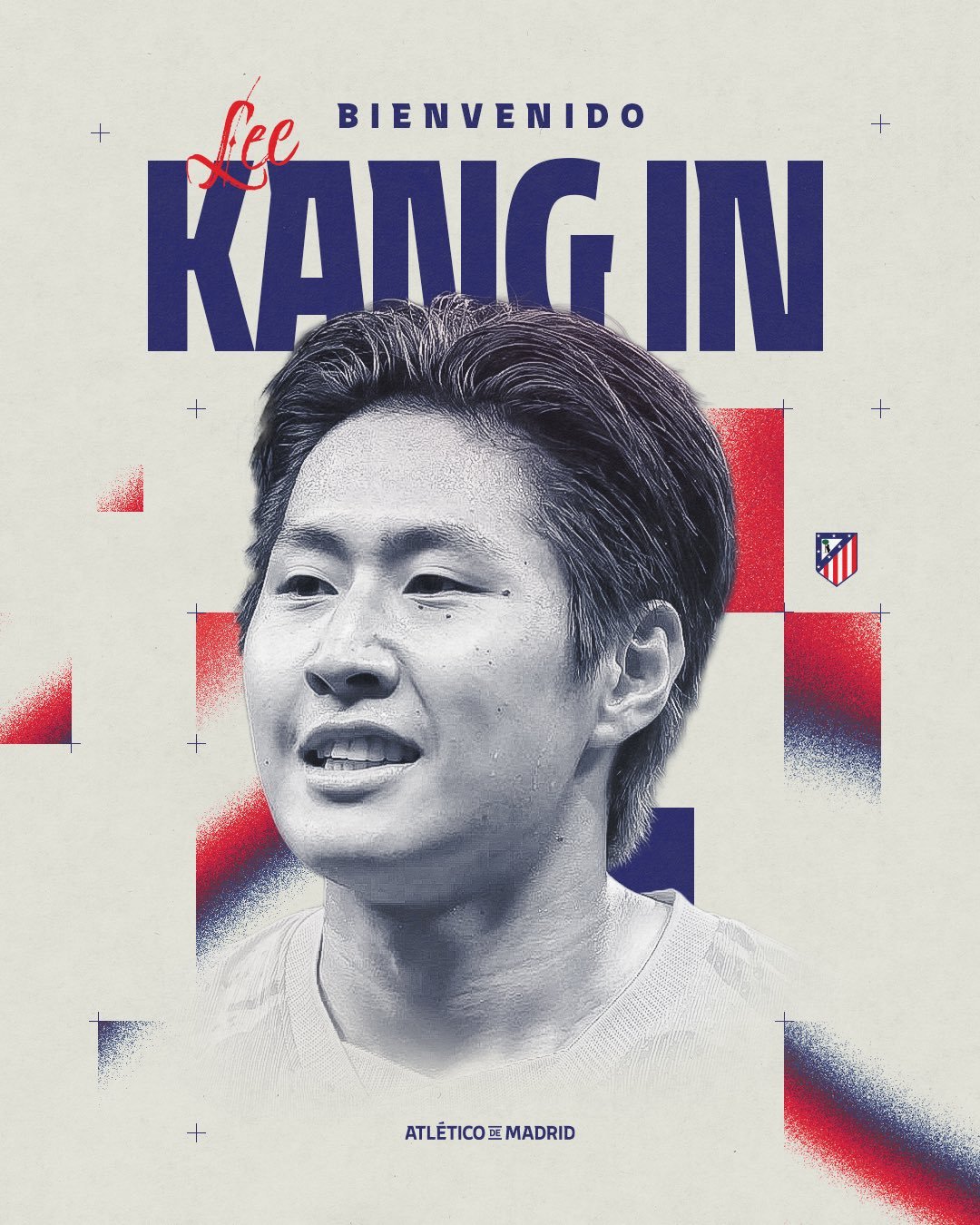 Atlético de Madrid confirma a contratação meia Kang-in Lee, ex-PSG.