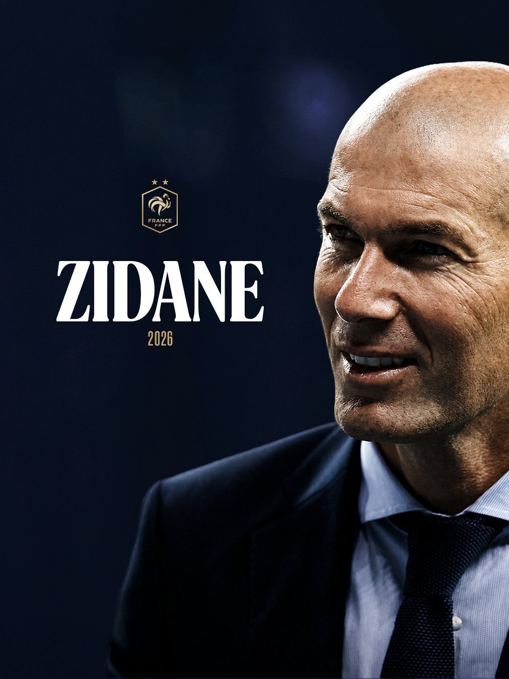 França anuncia Zinédine Zidane como novo técnico da seleção