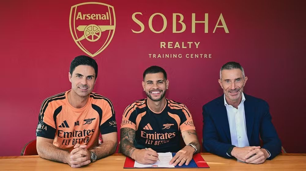 Arsenal anuncia a contratação de Bruno Guimarães.