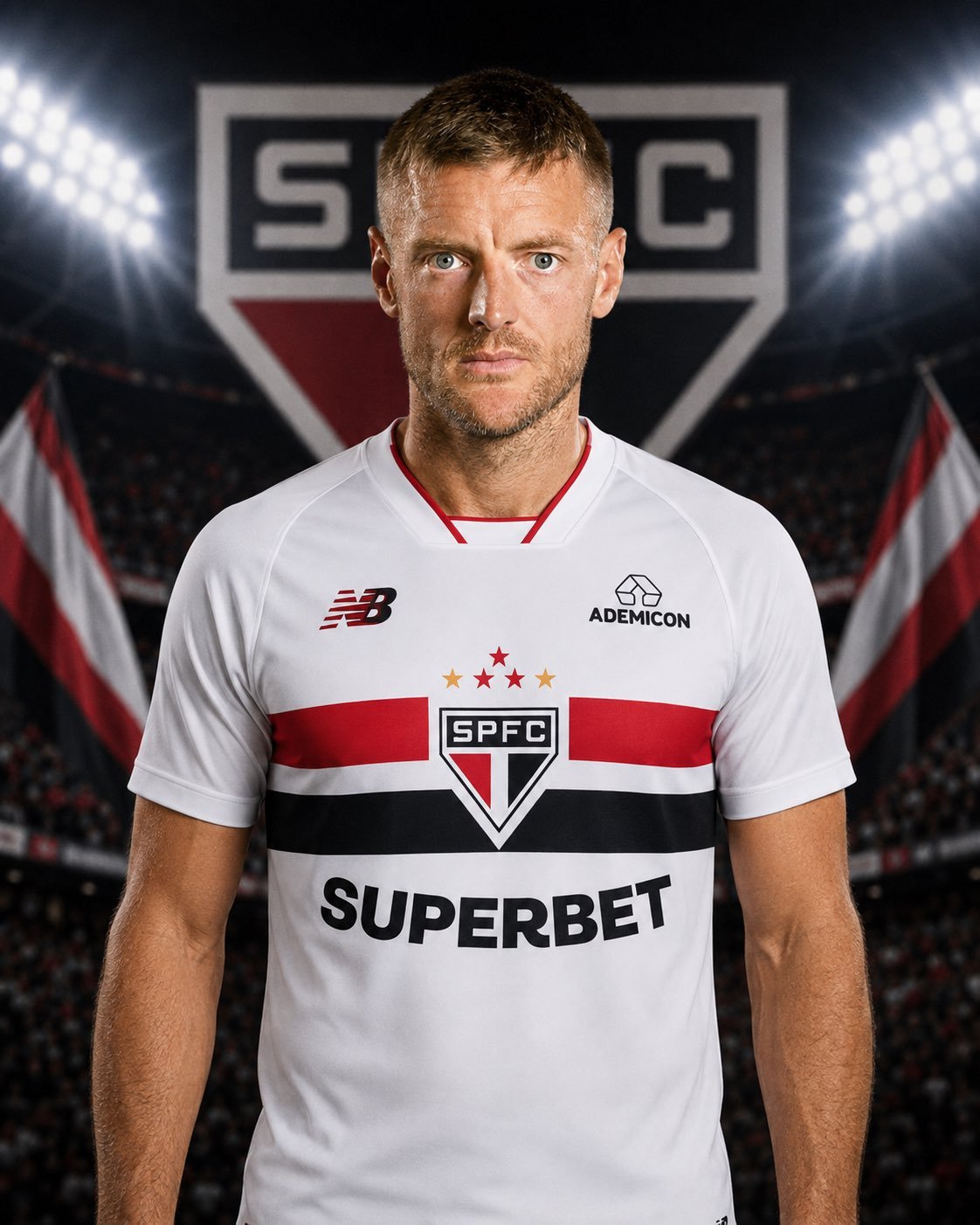 São Paulo avalia a contratação do centroavante inglês Jamie Vardy