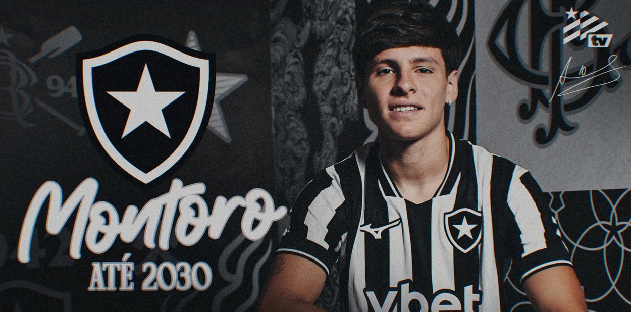 Botafogo anuncia renovação de Montoro até 2030.