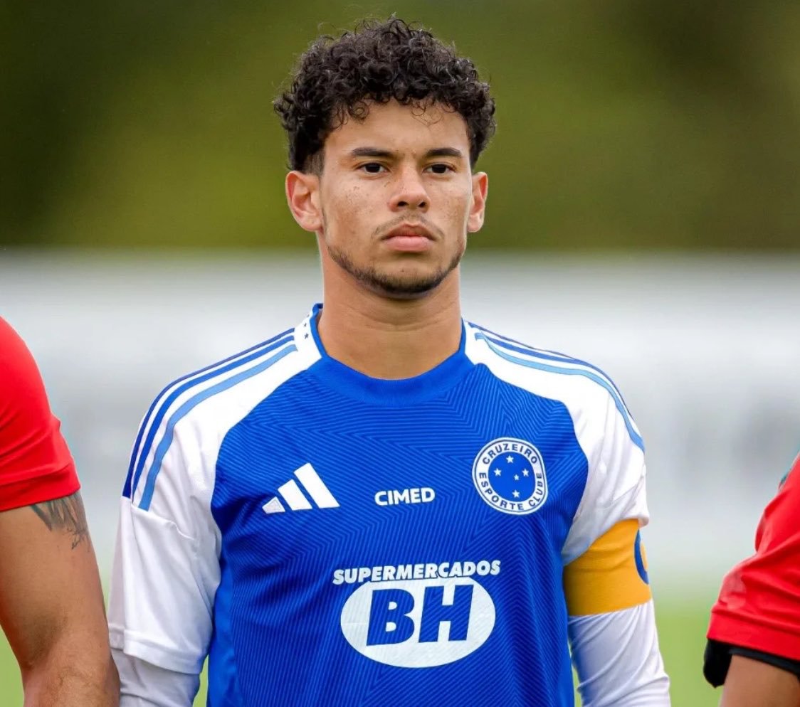 Palmeiras faz proposta por Rhuan Gabriel, camisa 10 e capitão do Sub-20 do Cruzeiro.