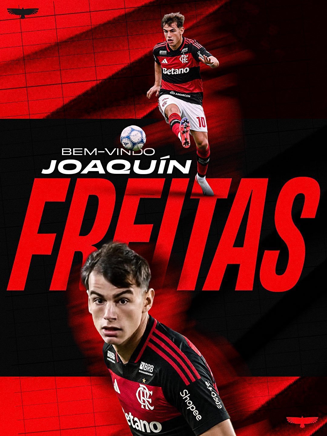 Flamengo anuncia a contratação de Joaquín Freitas, ex-River Plate.